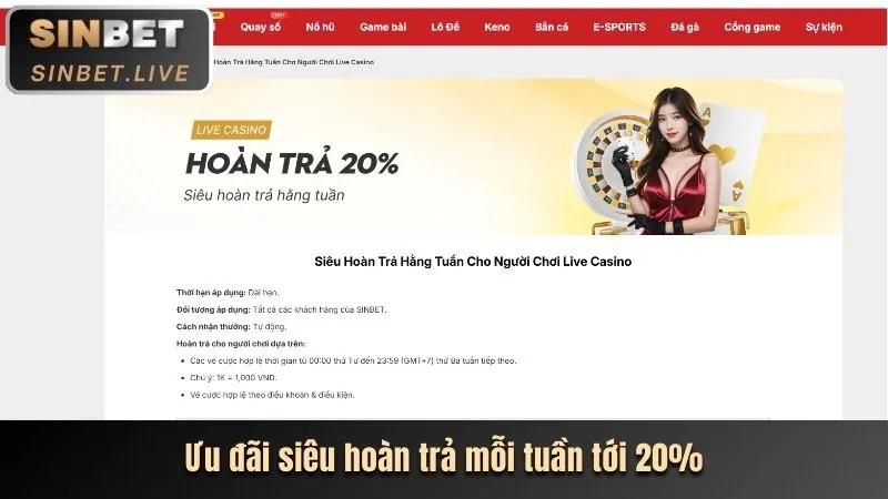 Các trò chơi casino trực tuyến 368bet